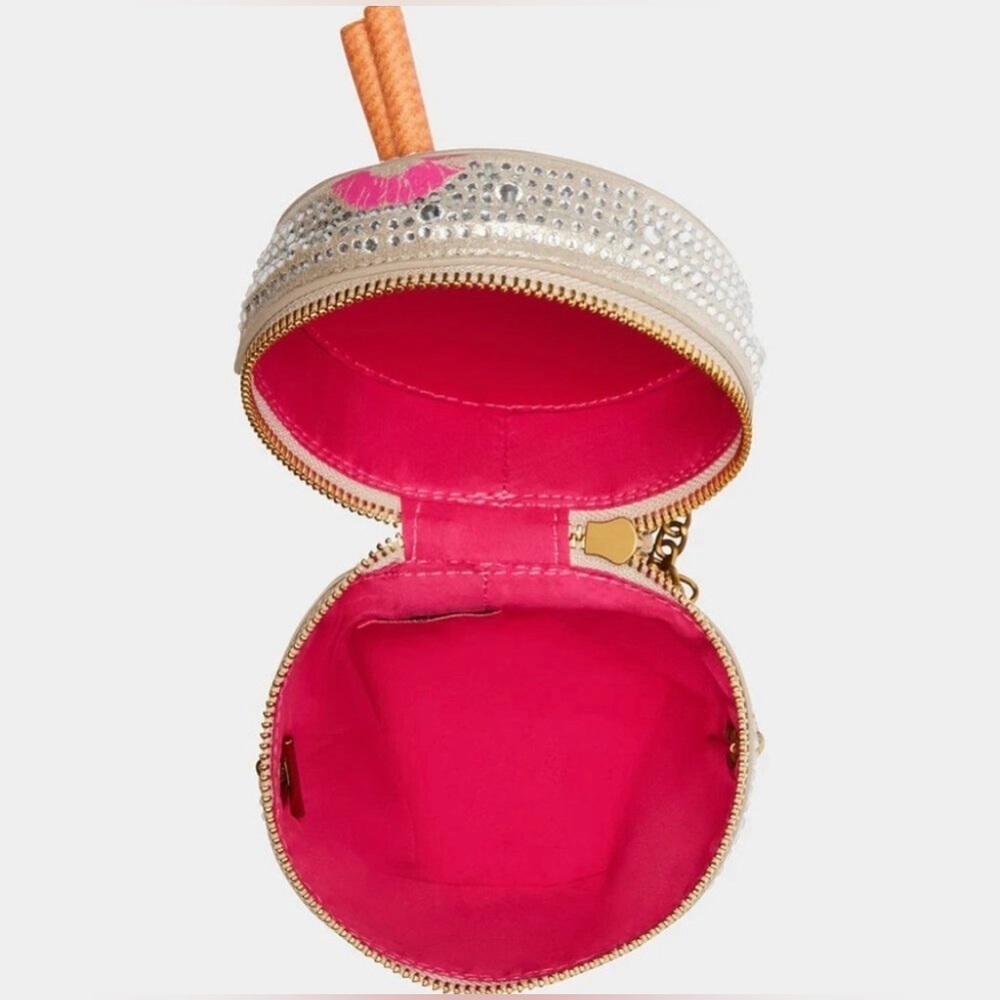 NWT Betsey Johnson Kitsch Spice Spice Baby Crystal Sm Crossbody Limited Edition - Picture 5 of 9